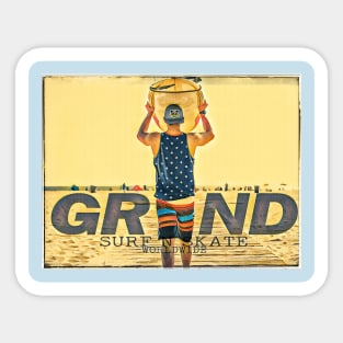 GRIND SURFING Sticker